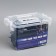 Garland "Clip-Light" 3 threads of 20 m, IP44, UMS, dark thread, 399 LED, glow white, flickering all LEDs, 24 V