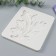 Mold Silicon "Fluffy Leaf" 13.6x11.5x0.8 cm