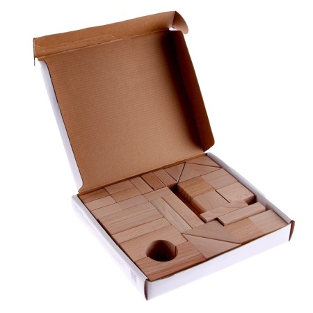 Wooden designer "Construction set" 34 elements-4