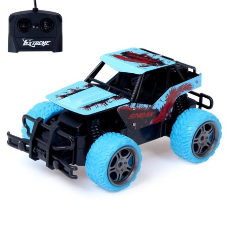 Radio -controlled jeep "Baggi", 1:18, works from batteries, mix