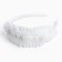 Hair cap "Flowers", white, 10 cm, princesses