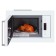 Microwave oven Hiberg VM 8505 W, built -in, 900 watts, 25 l, white color