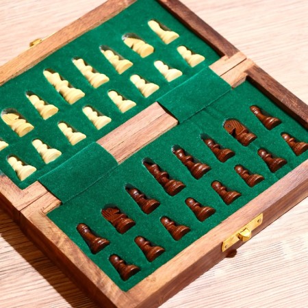 Chess wood, 18x18.5x2 cm-4