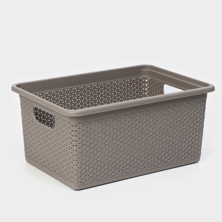 Universal Wenge basket, 20 l, 43 × 30 × 20 cm, color gray color