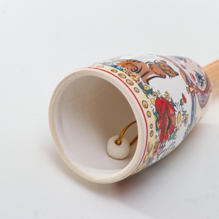 Matryoshka bell is medium with a pen, cat, mix 10 cm-9