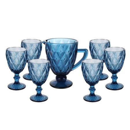 Bekker drinks, 7 items, blue color-1