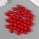 Set of beads "Pearls" d 12 mm, 250 gr, red