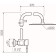 The shower system "RMS" SUS124-003DK-3, tropical shower, stainless steel, satin