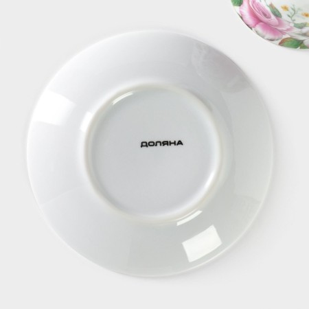 Tea couple ceramic shares “Tomic rose”, 2 items: a cup 250 ml, a saucer d = 14 cm-4