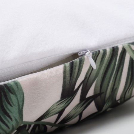 Case on the pillow of Ethel "Tropics" 40x40 cm, velor, 100% p/e-4