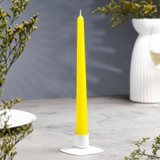 Antique candle, 2.3x 24.5 cm, 5 hours, 55 g, yellow