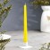 Antique candle, 2.3x 24.5 cm, 5 hours, 55 g, yellow