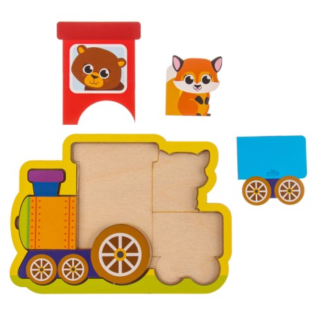 Puzzle "train" for the smallest-4