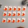 A set of buttons for creativity wood "New Year's boot" set of 15 pcs 3x2.6 cm