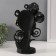 Polystone souvenir "Girl in black and gold colors" 7.5x16.6x27.4 cm