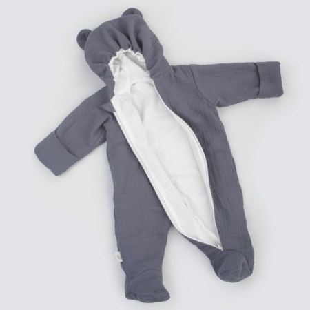 Kinderlitto “Muslin” discharge kit, 4 items, height 50-56 cm, Denim color-3