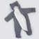 Kinderlitto “Muslin” discharge kit, 4 items, height 50-56 cm, Denim color