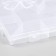 Casket Plastic for trifles "Heart with bantik" Transparent 9 departments 15.5x14x1.8 cm