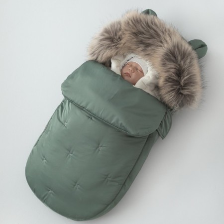 Set for discharge Winter Kinderlitto "New Orsetto", 5 items, height 56-62 cm, Khaki color-1
