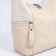 Bag-mech "Golden Rain" on lightning, 3 outer pockets, long belt, beige color