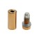 Remote holder for plates, 12x30 mm, color gold, set 10 pcs.