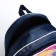 Baby backpack on lightning, blue color