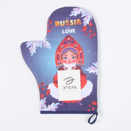 Mittens and Object Ethel "Matryoshka" 20x28 cm, 100% HL, Vatin 250 g/m2-4
