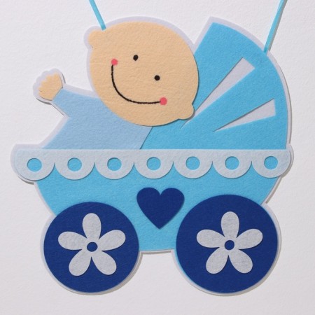 Decorative decoration (suspension) "It’s a Boy" 32x32x43 cm-4