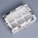 Folding box for 6 cupcakes with the window “Happy New Year!”, 25 x 17 x 10 cm, new year