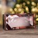 Self -charged box, with a window, "Hard gifts", 16 x 35 x 12 cm