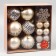 A set of jewelry plastic 30 pcs "Trilate" d-7 and 3.5 cm, snowflake-6.5 cm, mix