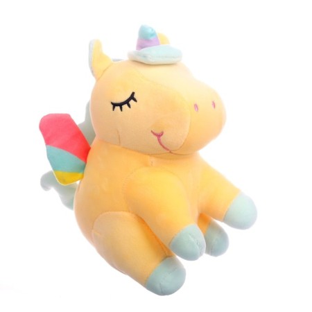 Soft toy "Unicorn", rainbow wings, Mix colors