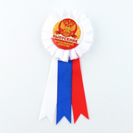 Icon - Order for graduation "Graduate of primary school", D = 6.7 cm-2
