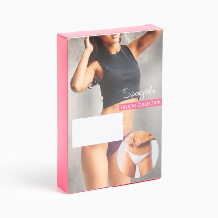 Panties of tanga women, beige color, size 44-8
