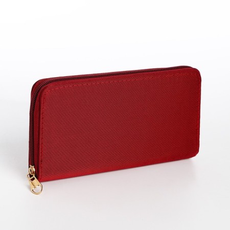 Women's wallet with lightning, burgundy color