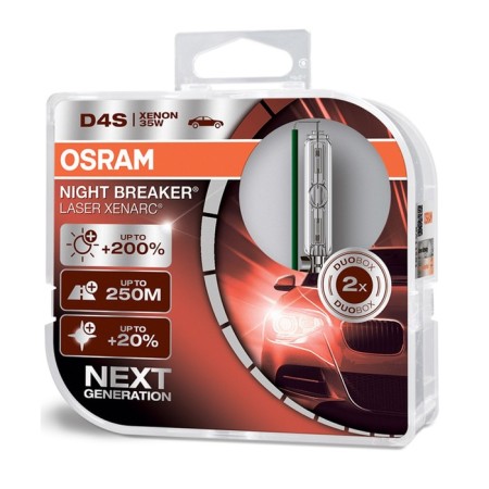 Xenon lamp OSRAM, D4S, 42V-35 W, 4400K, Xenarc Night Breaker Laser, 2 pcs-1