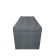 Puff with a lid and weighting, 800 × 400 × 420 mm, lunar matting, MIST color