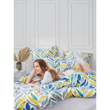 Bed linen 1.5 joint venture, size 150x214 cm, 143x215 cm, 70x70 cm - 2 pcs-9