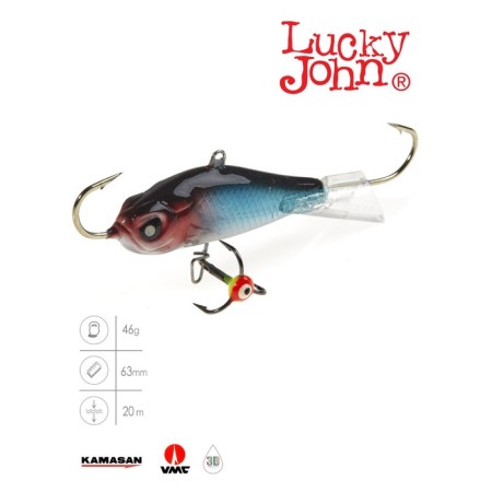 Balancir Lucky John Baltic 6 + tee, 6 cm, color 121 blister