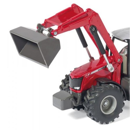 Siku Massey Ferguson "Tractor" machine, with a front loader, 1:50-1
