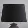Elga table lamp E27 40W black 28x28x44cm Risalux