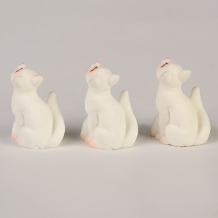 Miniature Puppet "Cute cat", set of 3 pcs., Size 1 pc. - 1.5 × 2.4 × 4 cm-3