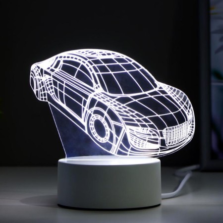 Lamp "Auto" LED 3 white modes from the network 10.5x13x20.5 cm Risalux-2