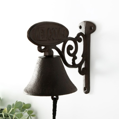 Bell souvenir cast iron "Welcome" 19x11x15 cm