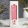 A set of candles of twisted, 2.3x 24.5 cm, 5 hours, 50 g, 4 pieces, light pink