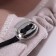 Club for the cord, double, d = 4 mm, 1.8 × 2 cm, silver color