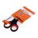 Office scissors 14 cm, plastic handles with rubber inserts