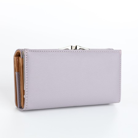 Women's wallet on magnets, lilac color-1