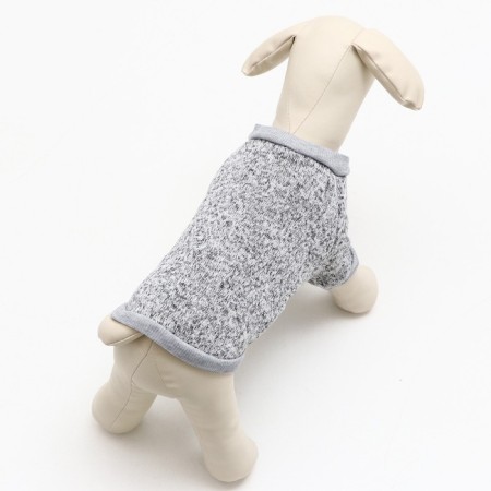 Melange sweater, size S (DS 20, Osh 23, og 25 cm), gray-2