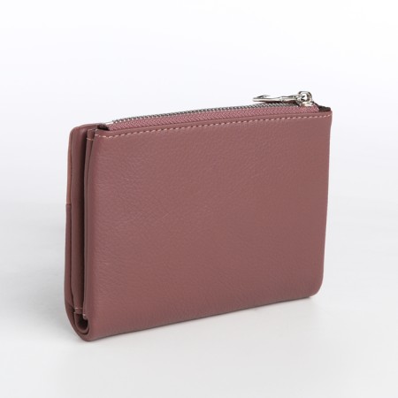 Women's wallet on a magnet, powder color-1